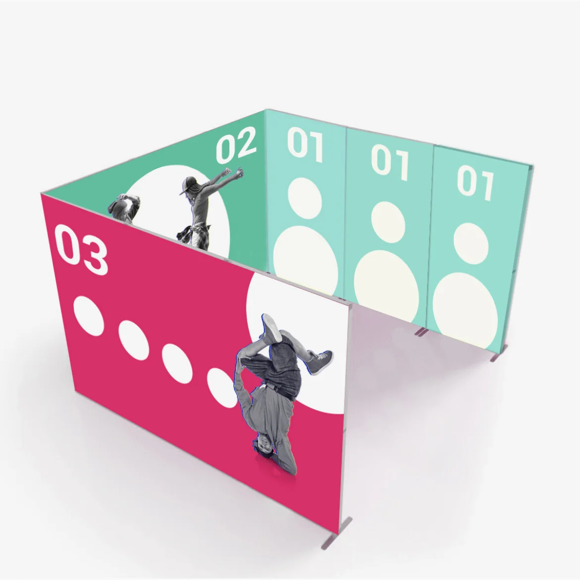 stand economique modulaire transportable