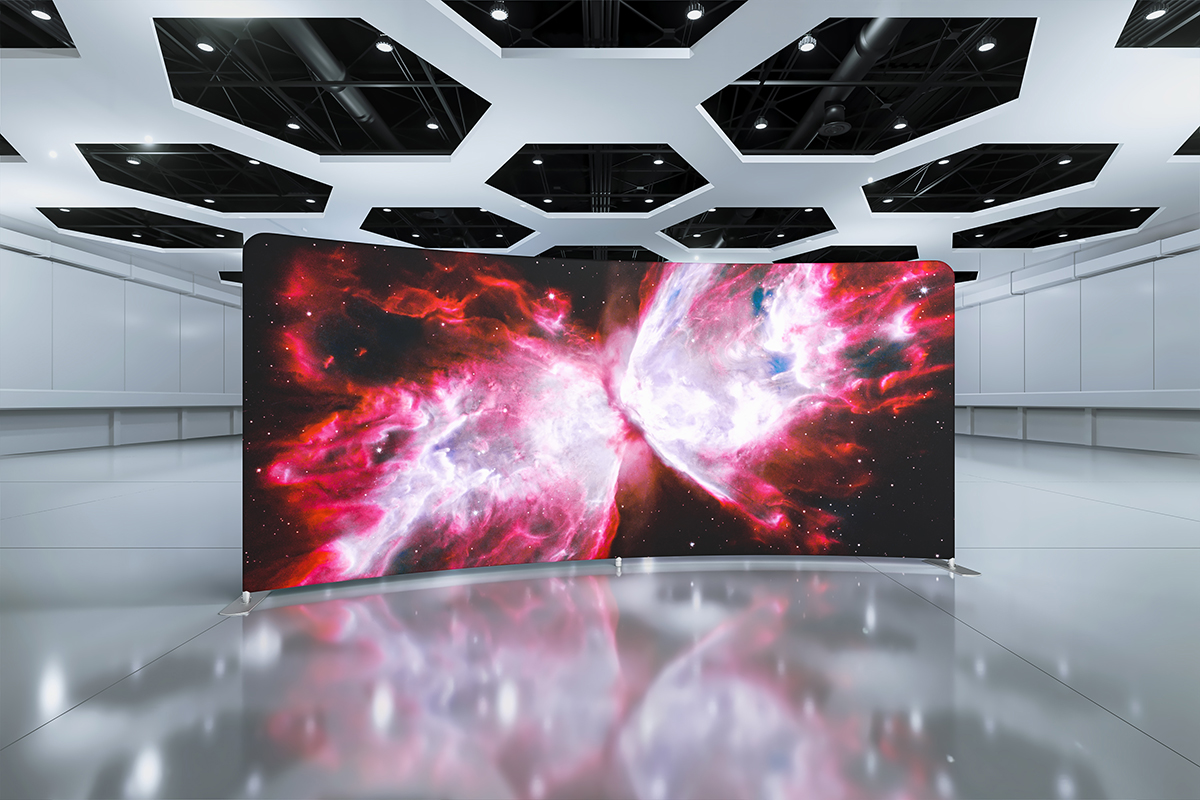 PLV stand centre commercial