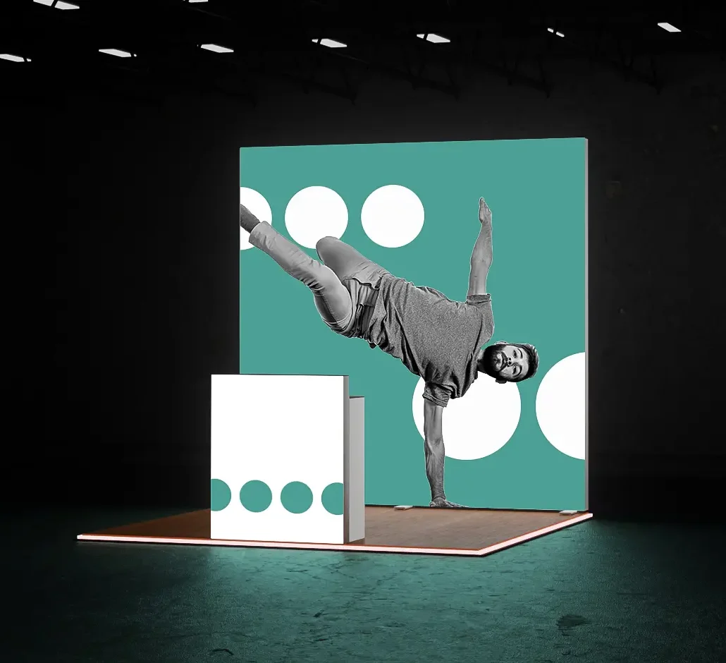stand modulable lumineux