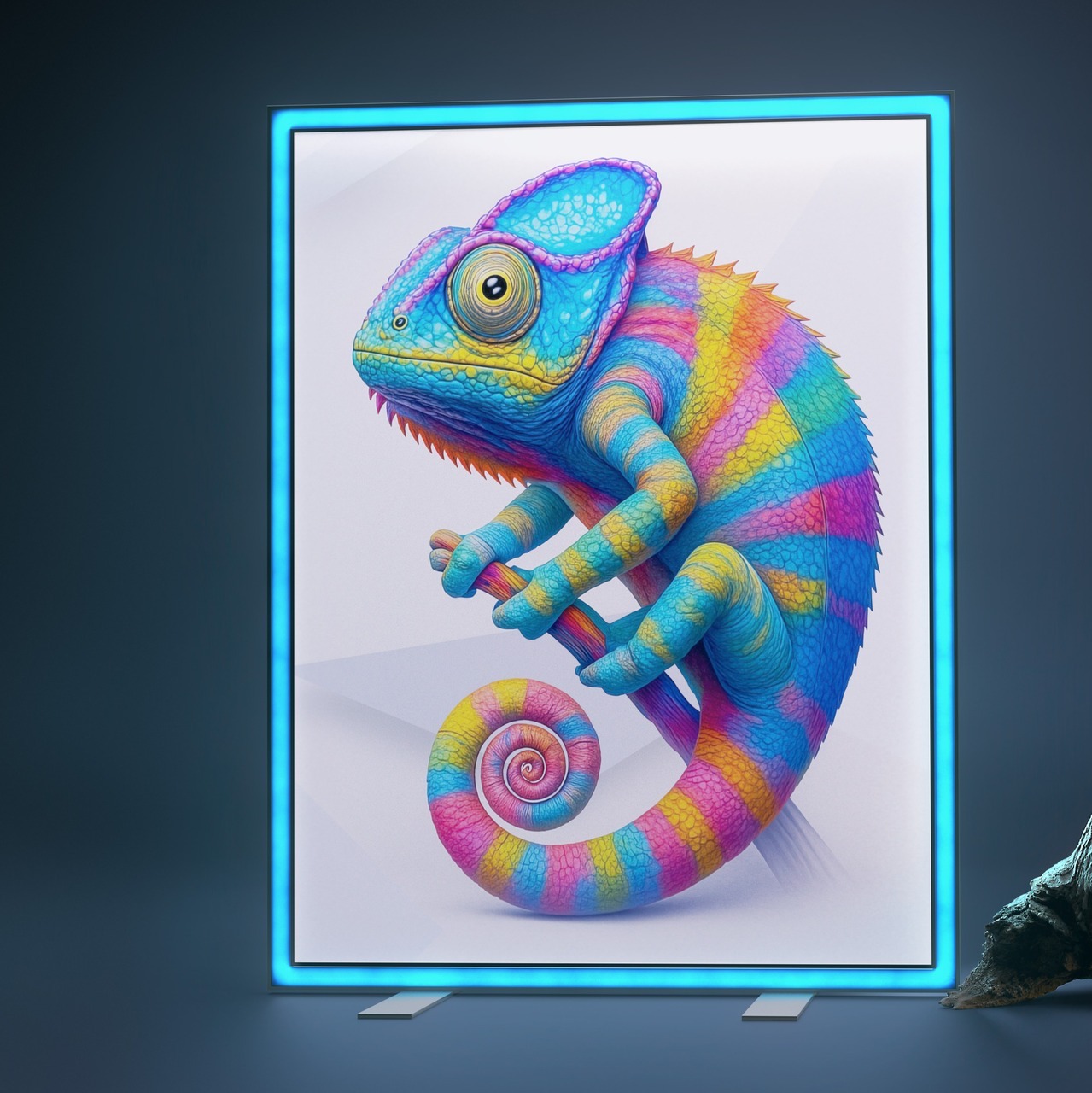 cadre-lumineux RVB caméléon